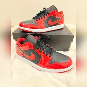 Jordan Red and Gray Men's Shoes